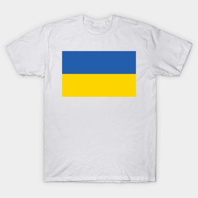 Ukraine Flag T-Shirt by designseventy